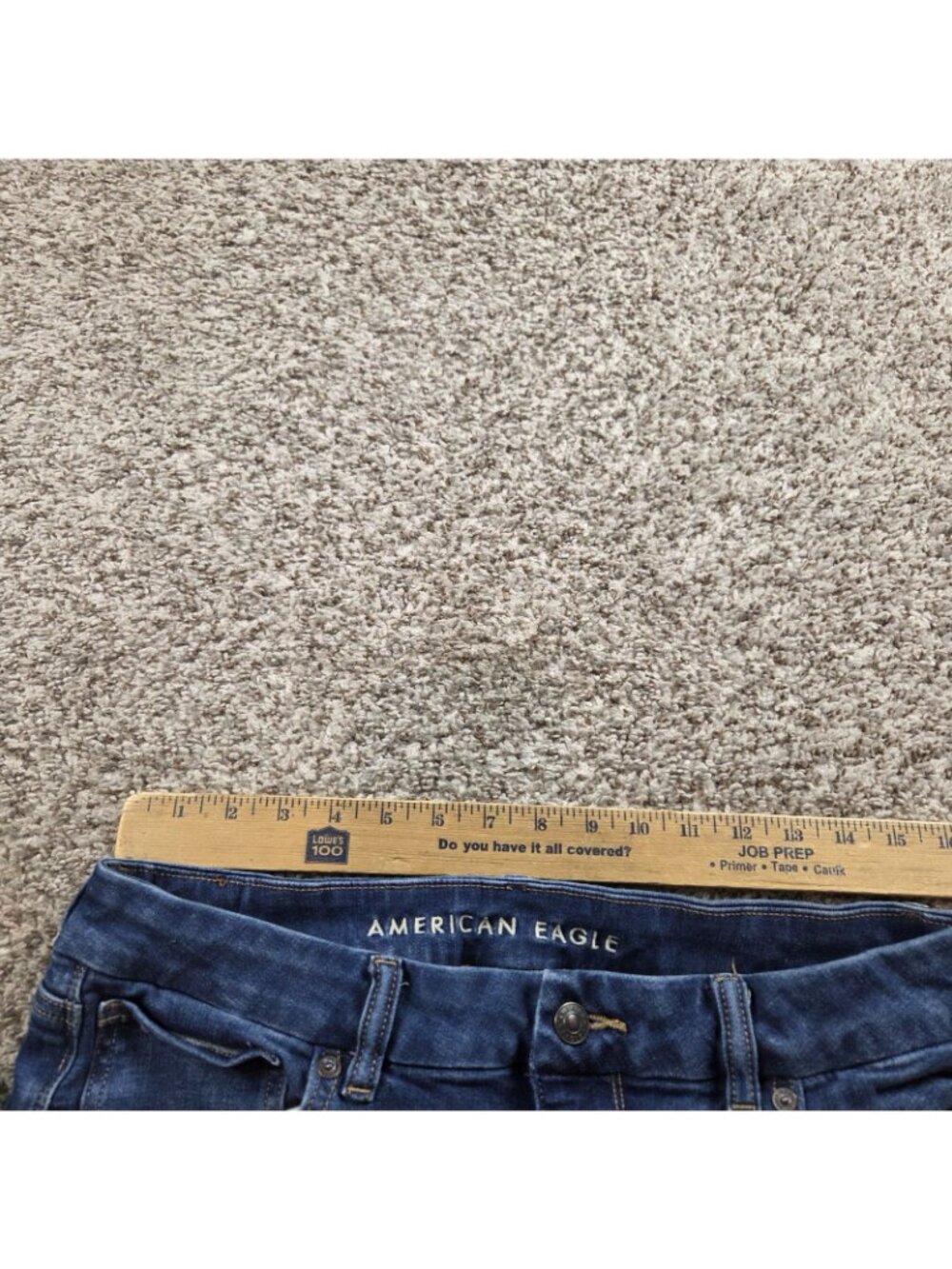 American Eagle Jeans Womens 12 Curvy Kick Bootcut Dark Wash Denim - Picture 3 of 7